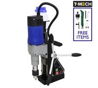 Drill Magnetic Press Mag Industrial Force Tapping Tap Set Coolant Cut 230V 1200W