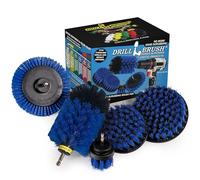 Drill Power Scrubber by Useful Products - Grout Cleaner Brush Kit - Bathroom Drill Brush Set - Household & Bathroom Cleaning Brushes