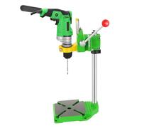 Drill Press Bench Stand Drilling Pedestal Clamp Holder for Electric Hand Drill with Fixing Holder & Handle, for Hardware Processing, Mold Making, Electronics Manufacturing, Clamp Diameter 38-43mm