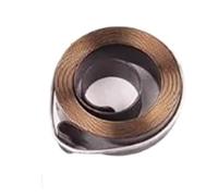 Drill Press Return Spring, Press Return Spring Flat Spiral Coil Constant Force, Steel, Black, Multiple Sizes(0.3x2.6x1900mm 1pc)