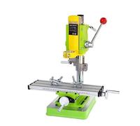 Drill Press Stand, Drill Press Stand with Vice and Workbench for Auxiliary Drilling, 90° Rotation Machine Head, Height Adjustable, Maximum Drilling Depth 60 mm
