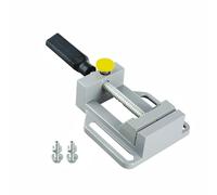 Drill Press Vice, 100mm, Electric Drill Bracket Single Handle Clamp, Flat Table Vice Adjustable Drill Press Vice for DIY Jewelry Walnut Nuclear Drilling Machine Machinery Maintenance