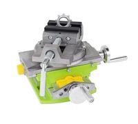 Drill Press Vise - 80mm Compound Cross Vice, Wide Uses | Crosses Slide Milling Drilling Machine with Top Grade High Density Aluminum Alloy, Bench Drill Vice for Accurate Drilling Woodworking
