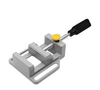 Drill Press Vise Aluminum Flat Clamp Nose Pliers Table Bench Vise Fixing Tools 1pcs