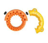 Drill Sharpener，Efficient Bit Sharpener Attachment for Angle Grinder Maintain Your Tools for Peak Performance(Orange Yellow)