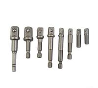 Drill Socket Adapter 1/2in Drive Spring Loaded Ball Bearing(8pcs) | Spring loaded ball bearing, secure socket hold, for quick release, prevents drop, for impact driver ready