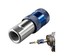 Drill Socket Adapter | Steel Non-Slip Attachment - 6.35mm Electric Drill Screwdriver Adapter,for Home Furniture Automotive Drilling Plumbing Woodworking Metalworking