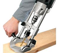 Drill Stand with Drill Chuck, Angle Lock 45, 60, 75, 90°, Easy to Carry and High Efficiency, Multi-Angle Guide Attachment, Suitable for Woodworking Drilling, Round Pipe Metal Opening, Etc.