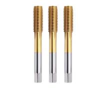 Drill Tap Bit Set, 1PCS HSS Tin-Coated Straight Grooved Flute Taps M2-M22 Machine Thread Tap