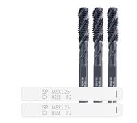 Drill Tap Bit Set, 1PCS HSSE-M35 with Spiral Fluted Tap Pointed M2 - M12 Machine Screw Thread Taps