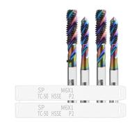 Drill Tap Bit Set, HSSE Spiral Fluted Tap M1 - M24 Screw Thread Taps 1pcs