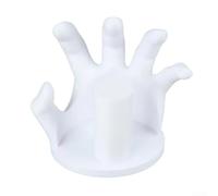 Drill Toilet Paper Holder Wall Mount, No Tools Required Bathroom Tissue Roll Dispenser, Modern Plastic Storage Rack for Home Restroom Organization, Black(White)