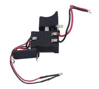 Drill Trigger Switch Speed Control CW CCW Reversible with Light 7 2 24V DC 16A for Power Tool Replacement ABS Material