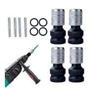 Drill Wrench Conversion Adapter - Bit Socket Extension Set, Steel Adapter with Quick Connect for Electric Drill Hammer, Heavy-Duty Alloy with Secure Fit for Nut Ratchet Home Furniture Automotive