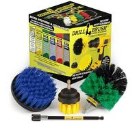 Drillbrush Shower Scrubber Drill Attachment - Car Detailing Tools - Dishwasher Safe Drill Brush Scrubber For Cleaning Tubs, Sinks, Tile, Grout, Flooring, Carpet, Leather, Seats, Boats, Kitchens, Ovens