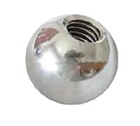 Drilling Ball 1/2/5Pcs OD 5-25mm Thread Half Hole Ball M2 M3 M4 M5 Stainless Steel Drilling Balls Female Blind Bead(2Pcs,15mm-M5)