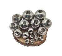 Drilling Ball 1 Pcs M2 M3 M4 M5 M6 M8 M10 M12 M14 M16 M18 Thread Half Hole Stainless Steel Drilling Balls Blind Holes Smooth Ball Bead(M2,5mm)
