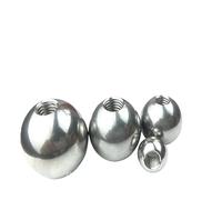Drilling Ball M3 M4 M5 M6 M8 M10 M12 with Thread Through Holes Stainless Steel Balls Beads Drilling Smooth Ball OD 6mm 8mm 9mm 10mm ~ 35mm(M4,18mm)