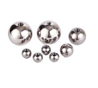 Drilling Ball Thread Half Hole Female Blind Drilling Balls M2 .5 M3 M4 M5 M6 M8 M10 M12 M14 OD 5mm-60mm Stainless Steel(M5,60mm)