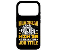 Drilling Consultant Job Title Funny Drilling Advisor Expert Case for iPhone 17 Pro