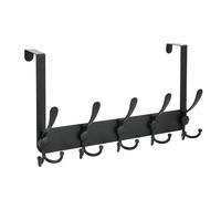 Drilling-free and installation-free, Over The Door Hooks, Door Hanger Hooks for Hanging, Over The Door Towel Racks for Bathroom with 15 Coat Hooks, Coat Rack Hat Rack Over The Door Organizer