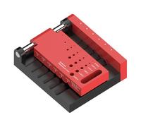 Drilling Guide - 6 x 5.2 x 1.8 cm Compact Sustainable Alloys | Precision Positioning Locator, Carpentry, Cabinets, Central Locator | Workshop, Established, Drawers