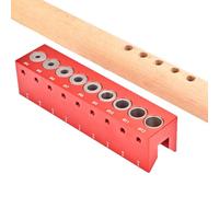 Drilling Guide Block - Precision Drilling Guide with Metal Pocket for Woodworking - Positioning Guide for Drill, Carpenters, Handymen, Carpenters, Carpenter and Builder