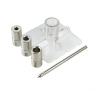 Drilling Guide for Woodworking with Hardened Steel Bushings in 6/8/10mm Sizes Providing Accurate and Controlled Drilling on Different Wood Surfaces (5PCS)