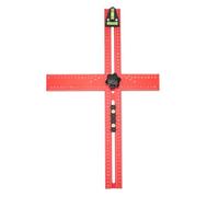 Drilling Positioning Ruler 2 In 1 45 And 90 Degree Punch Locator Drill Guide For Woodworking
