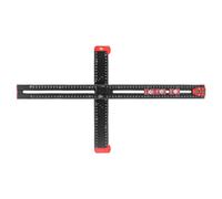 Drilling Positioning Ruler 4 in 1, Multi Angle T Square with 3 Sliders, 60cm Aluminum Alloy - Adjustable Length and Angle, Bubble Levels for Precise Woodworking