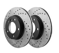 Drilling Sport Brake Disc Rotors Compatible With JAGUAR XE X760 2015 2016 2017- - 1834GVR - front - ventilated - Holes 5 - Diameter 325x30