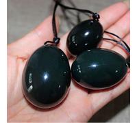 Drilling Yoni Egg Set Women Kegel Exerciser Stone Jade Eggs Ball Crystal Rose Quartz Eggs Yoni Wand