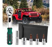 Drimfly Wrangler Torx Tool Kit for Soft Top Hard Top Door Install Removal for Jeep Wrangler TJ JK JL & Gladiator Rubicon Sahara Unlimited Replacement for 82214166AB 68361574AB
