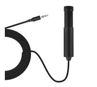 DRINGP QZH 3.5mm USB Condenser Microphone Mini Portable Studio audio Mic for Laptop Computer USB Condenser Microphone (White,Style two)