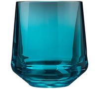 Drinique Unbreakable Stemless Wine Glasses - Set of 4 | 12oz Tritan Plastic | Made with 50% Recycled Content | Reusable, Dishwasher Safe, BPA-Free, Shatterproof | Indoor, Outdoor, Everyday Use - Teal