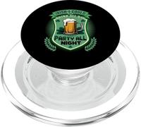 Drink All Day Party All Night St Patrick's Day Irish Wit PopSockets PopGrip for MagSafe