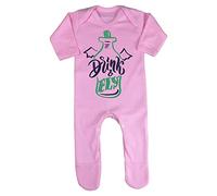 Drink and Fly Potion Bottle [HALLO19] Baby Romper Jumpsuit with feet, 6-12 Months, Pastel Pink