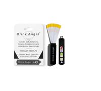 Drink Angel Spike Test Capsule Stealth Edition | Clinically Tested Drink Spiking Test Strips | UK Approved & California Compliant | Keyring Capsule with 10 Tests | Nights Out, Clubs, Parties