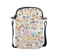 Drink Around The World Gift Vacation Trip Gift I Only Had One Drink In 11 Different Countries Crossbody Bag (One Drink cb UK)