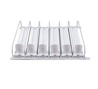 Drink Automatic Pusher Glide, Refrigerator Soda Can Organizer, Width Adjustable Beverage Dispenser for 12oz 16oz 16.9oz 20oz Cans, White ABS Fridge Organizer with Non - (31cm)