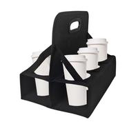 Drink Bag - Reusable Cup Carrier With Handle For Food Delivery And Takeout | Insulated Beverage Tote For Coffee, Tea, And Bubble Drinks - Compact Portable Organizer For On-the-Go Drinks
