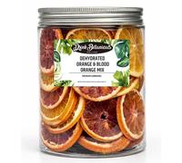 Drink Botanicals Ireland Dried Orange & Blood Orange Slices | 40+ Slices | 100% Natural Mixed Dehydrated Citrus Wheels Discs | Cocktail Garnish, Cakes, Tea & Wreaths | 150 g (5.29 oz) | Recyclable Jar