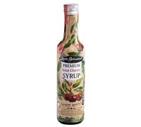 Drink Botanicals Sour Cherry Syrup Puree | Made From Sour Cherries Juice & Pulp| Premium, Natural Fruit Content Puree | Flavoured Syrup for Beverages | 100% Natural | 30 Servings 500ML Glass Bottle
