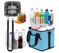 Drink Carrier Bag Beverage Bottle Storage Family Size Tote