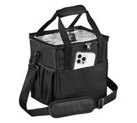 Drink Carrier Bag,Portable with Handle 4 Compartment Large Capacity - Drink Caddy Bag,for Coffee Beverages Hot and Cold Drinks, Camping Travel Hiking Sports Family Outings