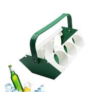 Drink Carrier with Handle Travel Beer Tote with Ice Compartment