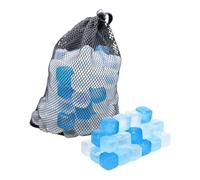Drink Chillers - 2.5cm Reusable Cold Cubes | 100x Ice Blocks, Slow Melting Beverage Coolers, Refreezable Cooling Pieces for Everyday Cold Drink Enjoyment Juice Restaurant Barbecue Picnic