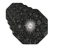 Drink Coasters Set of 4 Quick-Dry Leather Coaster Supernatural Inspiration Coasters for Drinks Coffee Cup Mat Tabletop Protection Heat Resistant Coaster for Kitchen Bar Office Home Decor