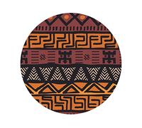 Drink Coasters Set Of 6 African Mud Cloth Tribal Print Leather Coasters Set,Home Kitchen Use Housewarming Gifts