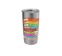 Drink Coffee Read Books Be Happy Design for Book Lovers Stainless Steel Insulated Tumbler